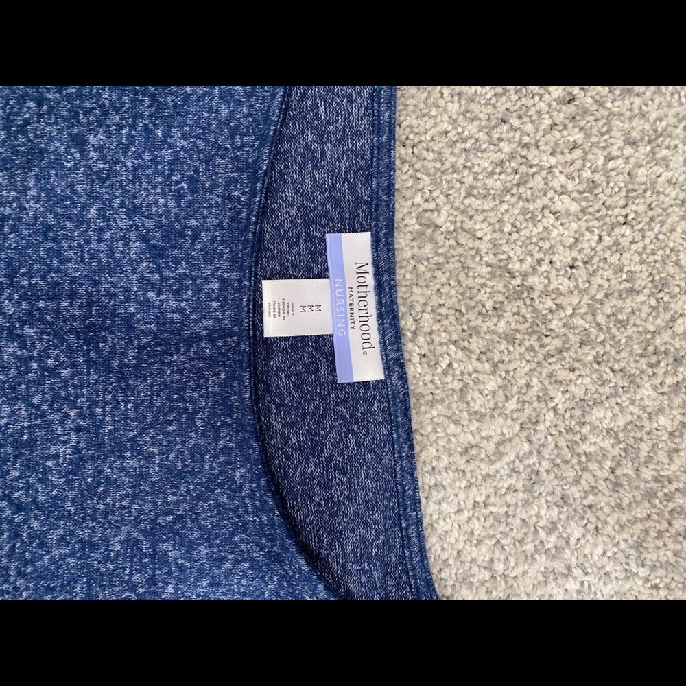 Fleece maternity dress